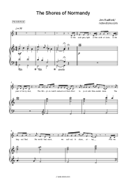 Sheet music, chords Jim Radford - The Shores of Normandy