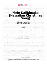 undefined Bing Crosby, The Andrews Sisters - Mele Kalikimaka (Hawaiian Christmas Song)
