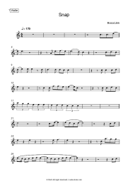 Sheet music, chords Rosa Linn - SNAP