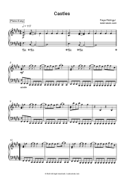 Sheet music, chords Freya Ridings - Castles