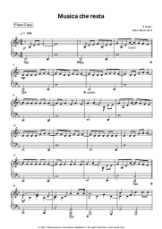 Sheet music, chords Il Volo - Musica che resta