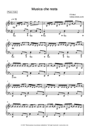 Sheet music, chords Il Volo - Musica che resta