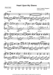 Sheet music, chords Avicii, Imagine Dragons - Heart Upon My Sleeve