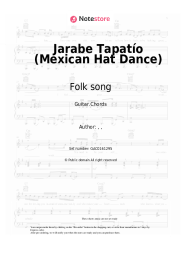 Sheet music, chords Folk song - Jarabe Tapatío (Mexican Hat Dance)