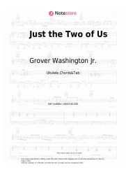 Sheet music, chords Grover Washington Jr., Bill Withers - Just the Two of Us