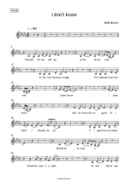 undefined Ruth Brown - I don’t know