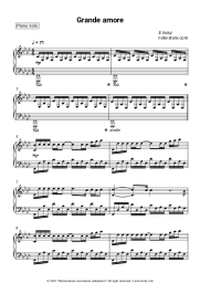 Sheet music, chords Il Volo - Grande amore