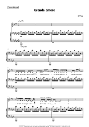 Sheet music, chords Il Volo - Grande amore