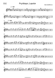 Sheet music, chords Sara Qədimova - Pıçıldaşın, Ləpələr