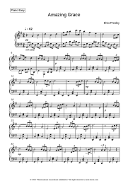 Sheet music, chords Elvis Presley - Amazing Grace