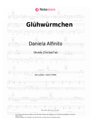 Sheet music, chords Daniela Alfinito - Glühwürmchen