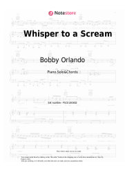 Sheet music, chords Bobby Orlando, Claudja Barry - Whisper to a Scream