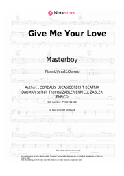 undefined Masterboy - Give Me Your Love