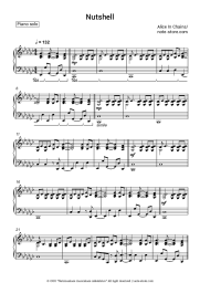 Sheet music, chords Alice in Chains - Nutshell