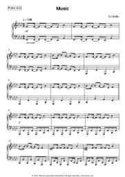 Sheet music, chords DJ BoBo - Music