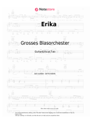 undefined Grosses Blasorchester - Erika