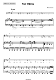 Sheet music, chords Felix Jaehn, Shouse - Walk With Me