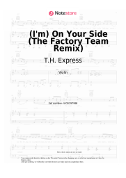 Sheet music, chords T.H. Express, Moe - (I'm) On Your Side (The Factory Team Remix)