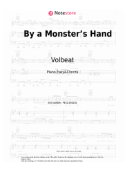 Sheet music, chords Volbeat - By a Monster’s Hand