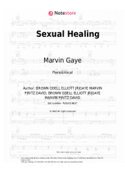 Sheet music, chords Marvin Gaye - Sexual Healing