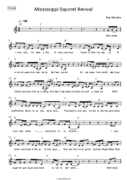 Sheet music, chords Ray Stevens - Mississippi Squirrel Revival