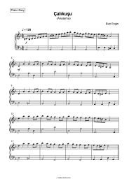 Sheet music, chords Esin Engin - Calikusu (Anatema)