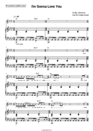 Sheet music, chords Cody Johnson, Carrie Underwood - I'm Gonna Love You