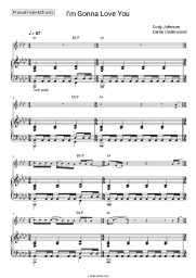 Sheet music, chords Cody Johnson, Carrie Underwood - I'm Gonna Love You