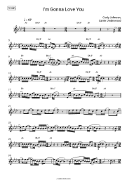 Sheet music, chords Cody Johnson, Carrie Underwood - I'm Gonna Love You