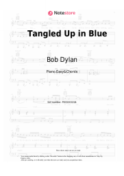Sheet music, chords Bob Dylan - Tangled Up in Blue