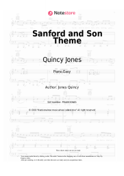 Sheet music, chords Quincy Jones - Sanford and Son Theme