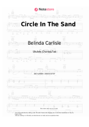 Sheet music, chords Belinda Carlisle - Circle In The Sand
