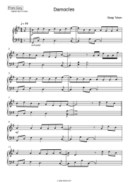 Sheet music, chords Sleep Token - Damocles