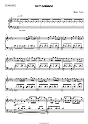 Sheet music, chords Sleep Token - Gethsemane