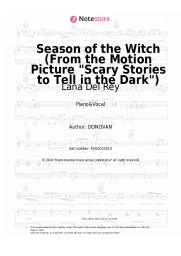undefined Lana Del Rey - Season of the Witch (From the Motion Picture Scary Stories to Tell in the Dark)
