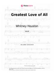 undefined Whitney Houston - Greatest Love of All