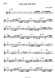 Sheet music, chords Yuval Raphael - New Day Will Rise 