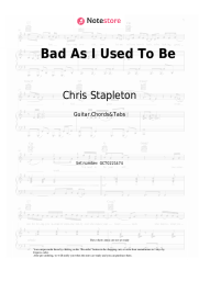 undefined Chris Stapleton - Bad As I Used To Be
