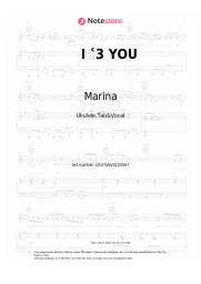 undefined Marina - I ˂3 YOU