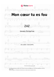 undefined ZAZ - Mon cœur tu es fou