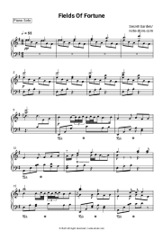 Sheet music, chords Secret Garden - Fields Of Fortune