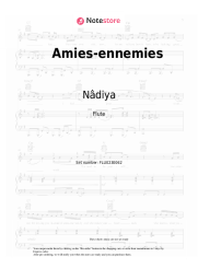 Sheet music, chords Nâdiya - Amies-ennemies