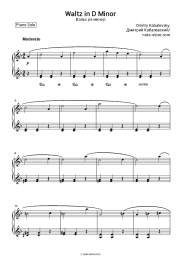 undefined Dmitry Kabalevsky - Waltz in D Minor