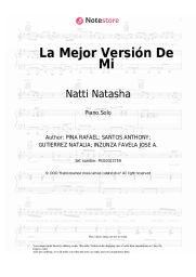 Sheet music, chords Natti Natasha, Romeo Santos - La Mejor Versión De Mi