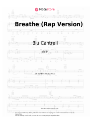 Sheet music, chords Blu Cantrell, Sean Paul - Breathe (Rap Version)