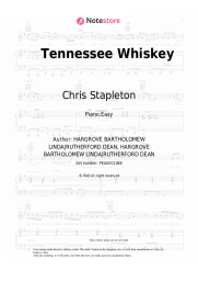 Sheet music, chords Chris Stapleton - Tennessee Whiskey