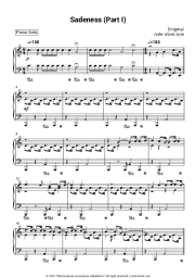 Sheet music, chords Enigma - Sadeness (Part I)