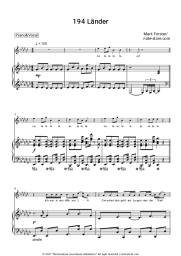 Sheet music, chords Mark Forster - 194 Lander