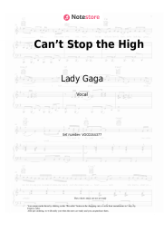 undefined Lady Gaga - Can’t Stop the High