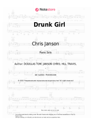 Sheet music, chords Chris Janson - Drunk Girl
